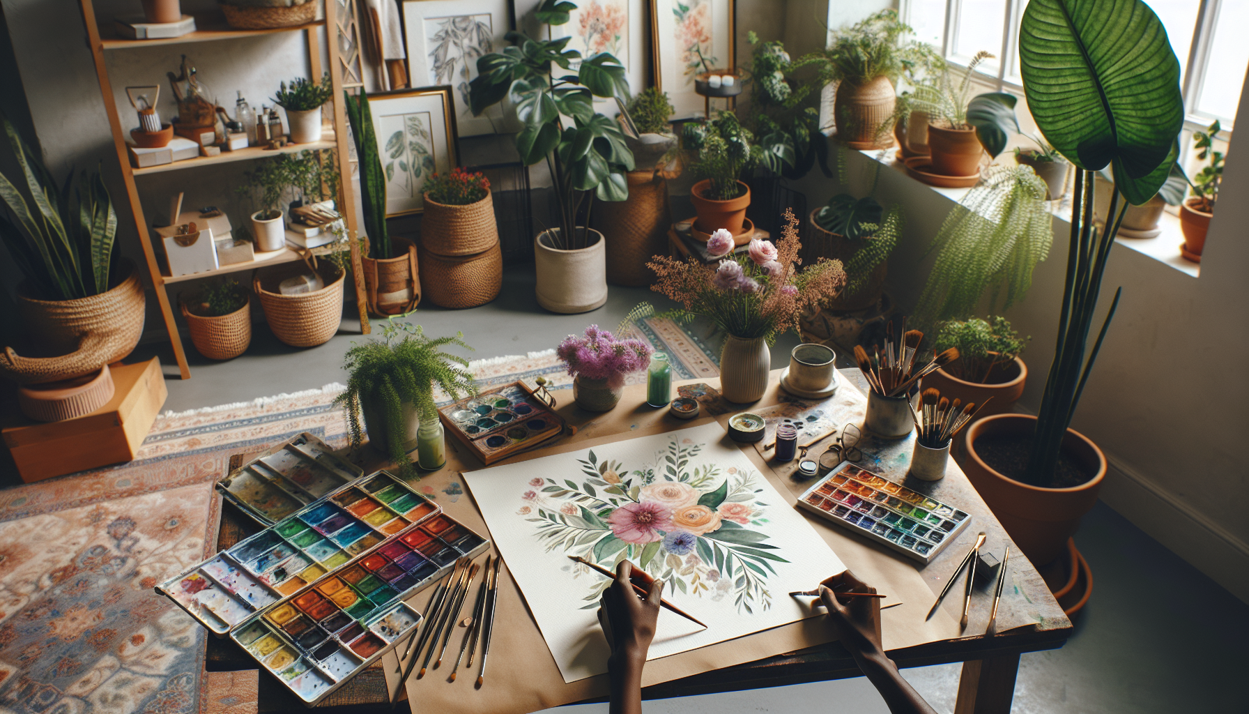 Creative Calm: Watercolor Techniques to Reduce Stress