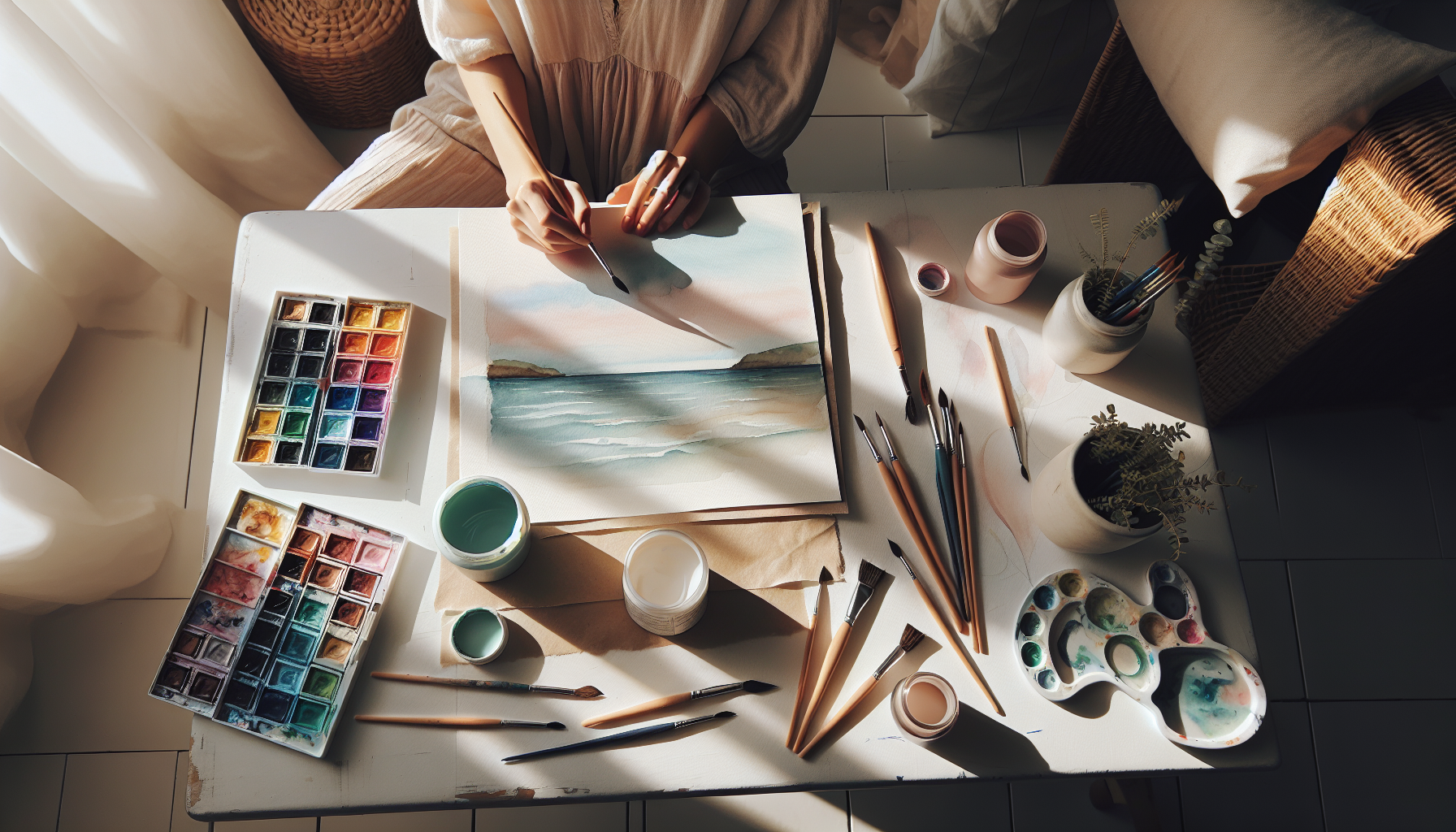 Harness Calm with Art: Watercolor Techniques for Stress Relief