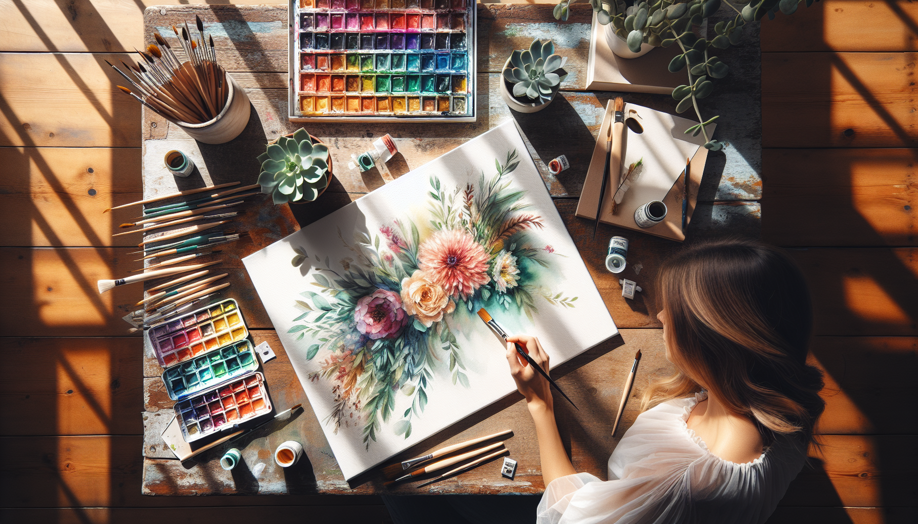 Unwind with Watercolor: A Stress Relief Journey