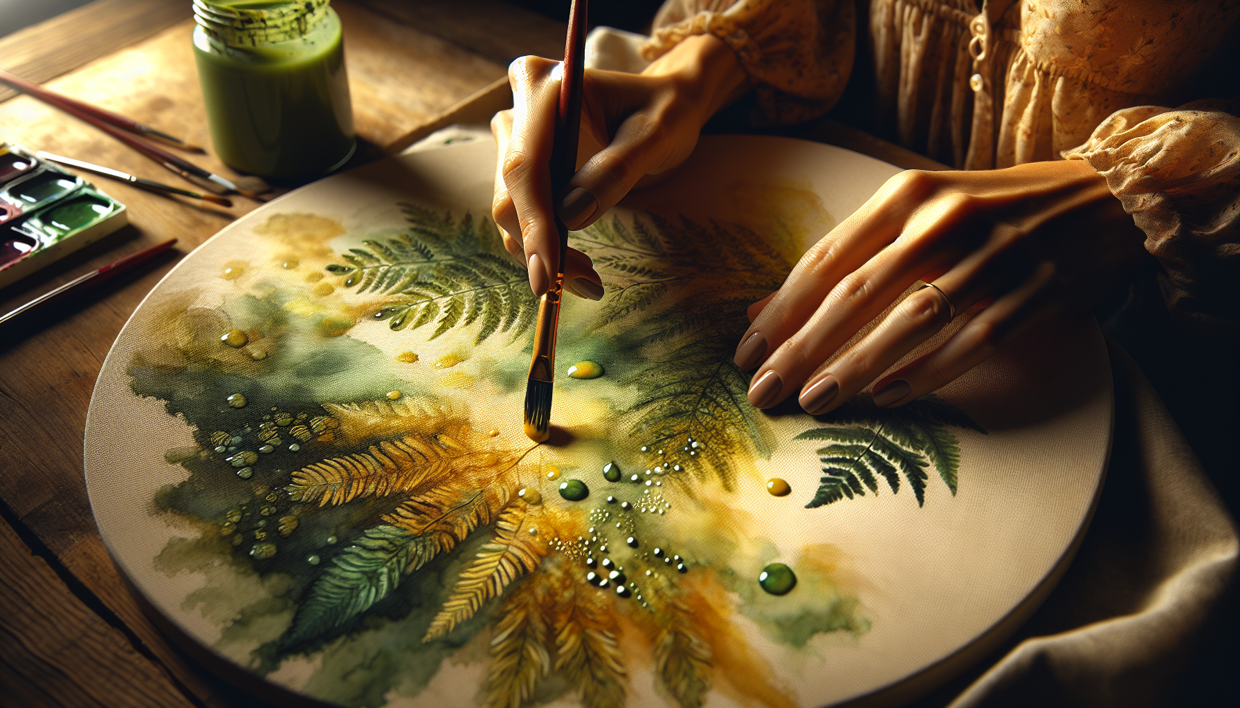 Creative Activities for Women Over 40: Watercolor as a Path to Wellness - illustration