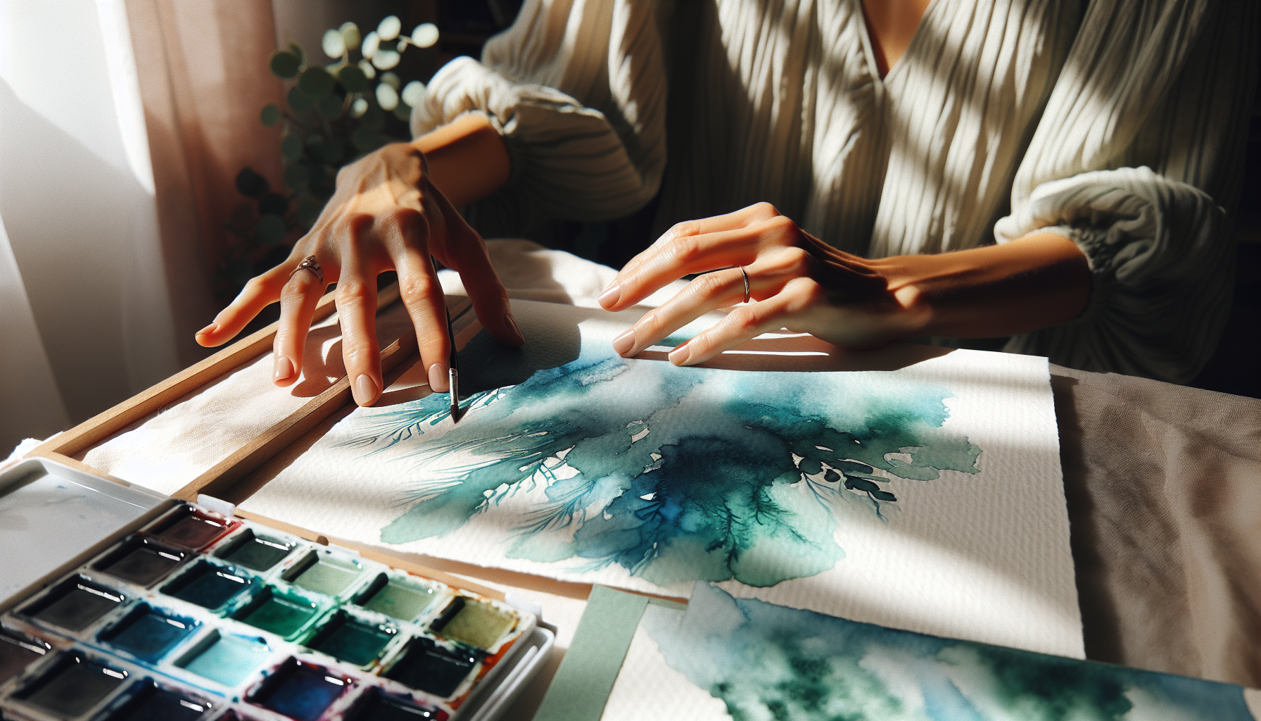 Art Therapy: Painting for Mental Wellness - illustration