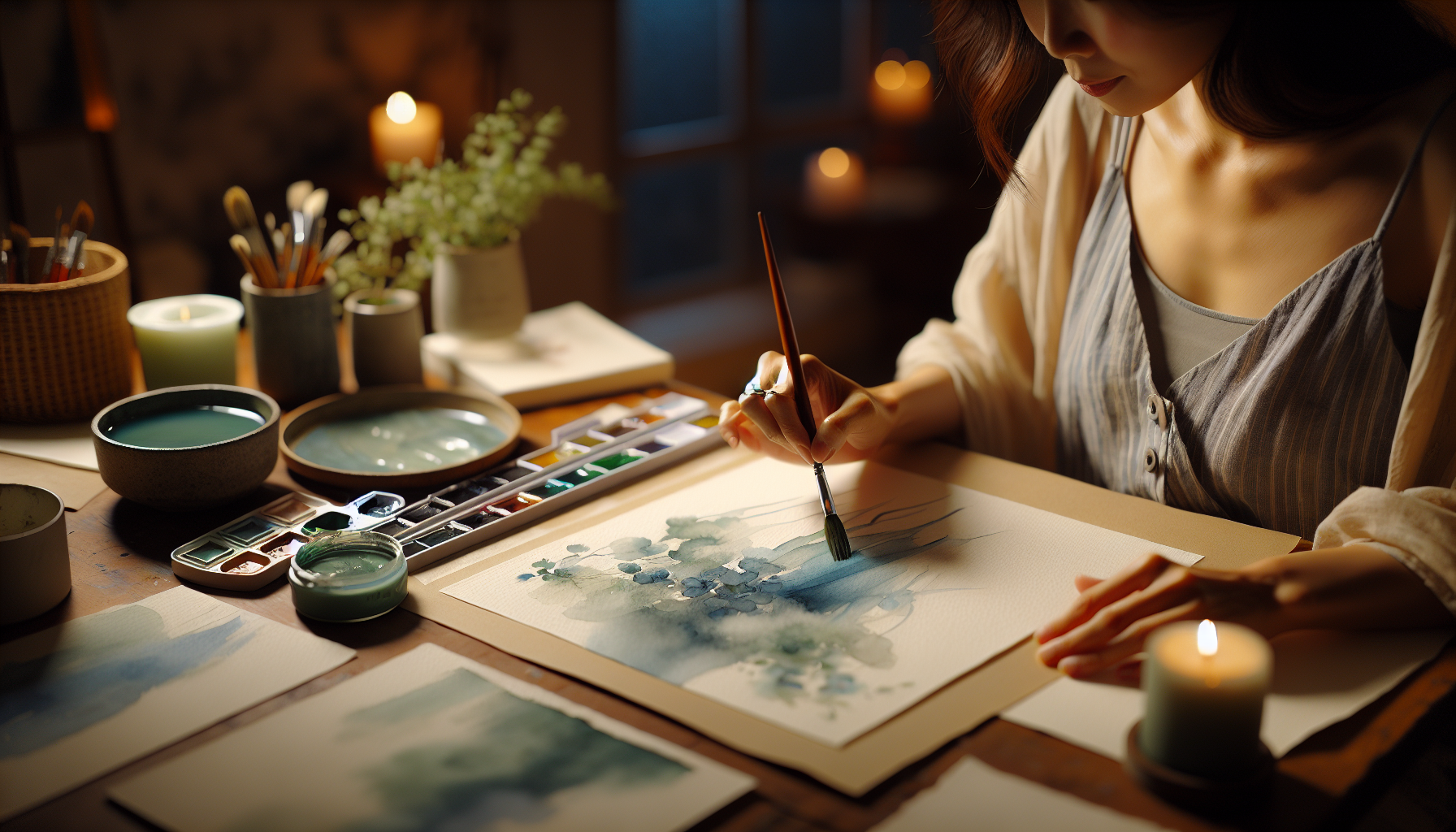 Creative Self-Care: Harnessing Art for Stress Relief - illustration